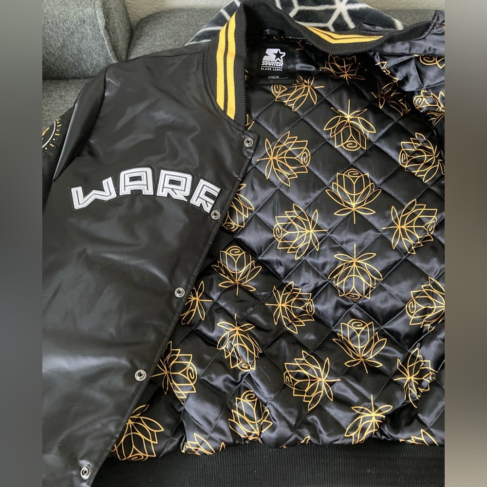 Golden State Warriors Starter Varsity Jacket - Picture 2 of 5